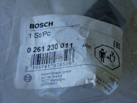 Датчик абсолютного давления BOSCH 0 261 230 011 (фото 1)