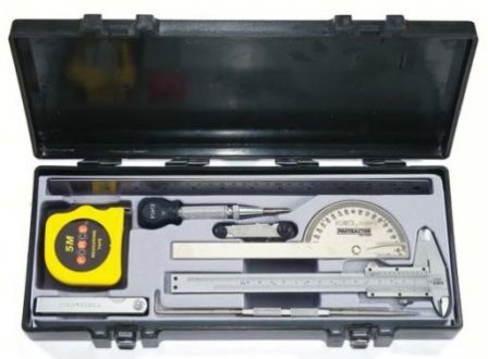 Набор измерительного инструмента 9ед FORCE 5096