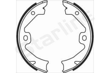 Барабанні тормозные колодки STARLINE STAR LINE BC 08140