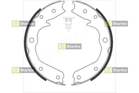 Барабанные тормозные колодки STAR LINE BC 08970 (фото 1)