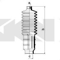 Пыльник рулевого механизма GKN 83556 (фото 1)