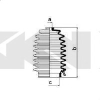 Пыльник рулевого механизма GKN 83831 (фото 1)