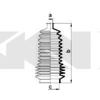 Пыльник рулевого механизма GKN 83864 (фото 1)