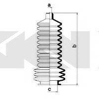 Пыльник рулевого механизма SPIDAN GKN 83539