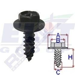 Винт в мотор.отсеке (к-т:10 шт) ELIT C60614