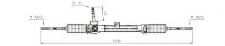 Рейка усилителя руля GENERAL RICAMBI FI4113 (фото 1)
