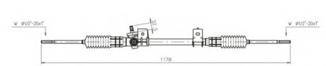 Рейка усилителя руля GENERAL RICAMBI FO4021 (фото 1)