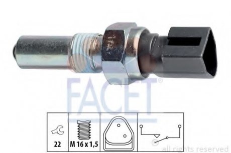 Датчик включения заднего хода Facet 7.6107