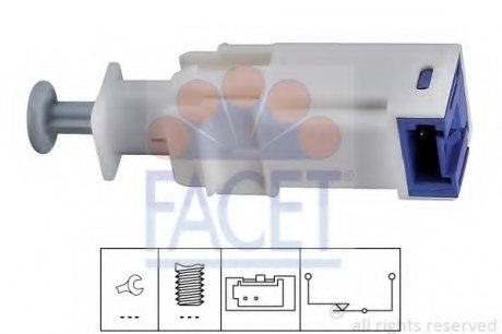 Датчик включения стоп-сигнала Facet 7.1241