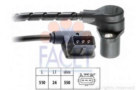 Датчик частоты вращения вала Facet 9.0065