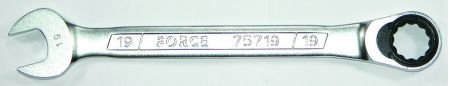 Ключ с трещеткой 10мм реверс FORCE 75710R (фото 1)