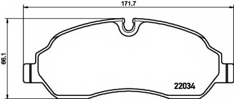 Комплект тормозных колодок Textar 2203401 (фото 1)