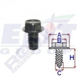 Болт подкрылков (к-т:5 шт) ELIT C60618