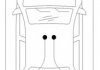 Трос стояночного тормоза COFLE 10.6023 (фото 1)