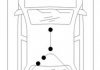 Трос стояночного тормоза COFLE 11.5768 (фото 1)