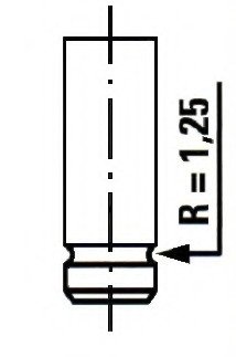 Выпускной клапан ET ENGINETEAM VE0116 (фото 1)