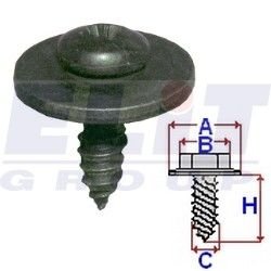 Винт бампера (к-т:10 шт) ELIT C60366