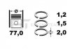 Комплект поршневых колец ET ENGINETEAM R1009650 (фото 1)