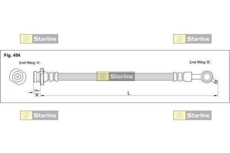 Тормозной шланг STARLINE STAR LINE HA ST.1204