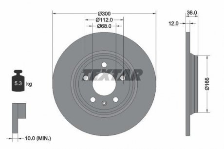 Тормозные диски Textar 92282803 (фото 1)