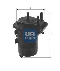 Топливный фильтр UFI Filters 24.013.00 (фото 1)