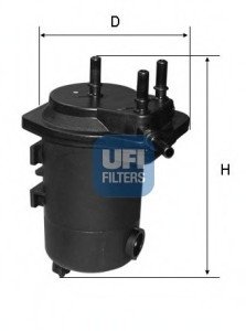 Топливный фильтр UFI UFI Filters 24.051.00