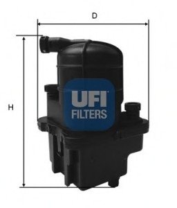 Топливный фильтр UFI Filters 24.087.00 (фото 1)