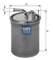 Топливный фильтр UFI UFI Filters 24.106.00