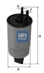 Топливный фильтр UFI Filters 24.110.00 (фото 1)