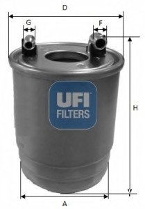 Топливный фильтр UFI UFI Filters 24.111.00