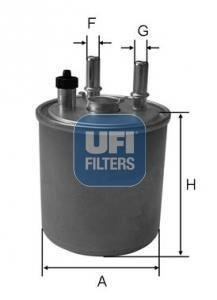 Топливный фильтр UFI UFI Filters 24.114.00