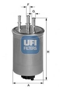 Топливный фильтр UFI UFI Filters 24.115.00