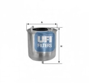 Топливный фильтр UFI Filters 24.127.00 (фото 1)