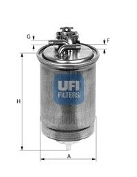 Топливный фильтр UFI UFI Filters 24.365.01