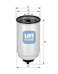 Топливный фильтр UFI UFI Filters 24.371.00