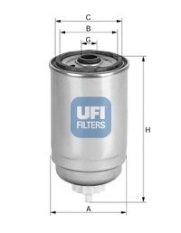Топливный фильтр UFI Filters 24.401.00 (фото 1)