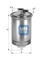 Топливный фильтр UFI UFI Filters 24.435.00