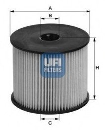 Топливный фильтр UFI Filters 26.003.00 (фото 1)