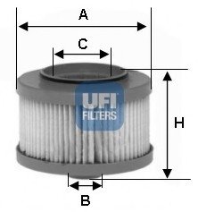 Топливный фильтр UFI Filters 26.013.00 (фото 1)