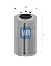 Топливный фильтр UFI UFI Filters 26.018.00