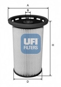 Топливный фильтр UFI Filters 26.038.00 (фото 1)