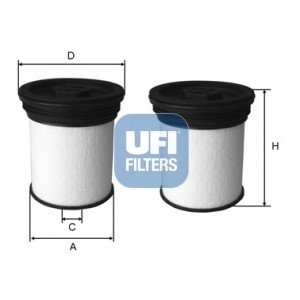 Топливный фильтр UFI Filters 26.047.00 (фото 1)