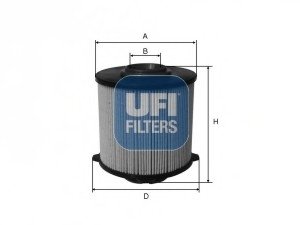 Топливный фильтр UFI UFI Filters 26.058.00