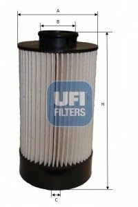 Топливный фильтр UFI UFI Filters 26.072.00