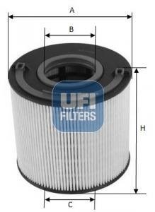 Топливный фильтр UFI Filters 26.085.00 (фото 1)