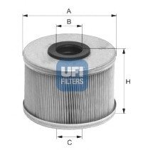 Топливный фильтр UFI Filters 26.686.00 (фото 1)