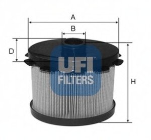 Топливный фильтр UFI Filters 26.688.00 (фото 1)