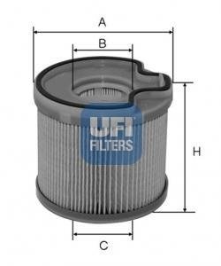 Топливный фильтр UFI UFI Filters 26.691.00