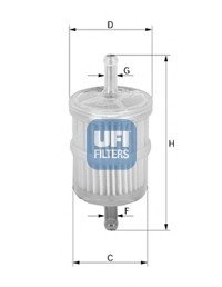 Топливный фильтр UFI Filters 31.010.00 (фото 1)