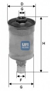 Топливный фильтр UFI UFI Filters 31.511.00